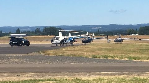 АҚШнинг Орегон штатида вертолётни олиб қочишга уринган эркак отиб ташланди