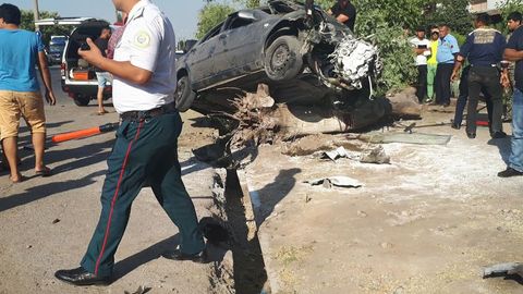 Яшнобод туманида Gentra ҳалокатга учради, икки киши қурбон бўлди