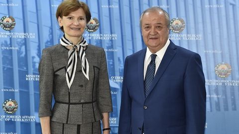 Abdulaziz Komilov Jahon bankining Markaziy Osiyo bo‘yicha mintaqaviy direktori Liliya Burunchukni qabul qildi