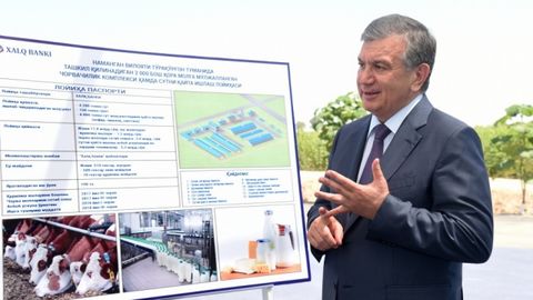 Шавкат Мирзиёев «Ҳазорасп» эркин иқтисодий зонасида амалга ошириладиган лойиҳалар билан танишди
