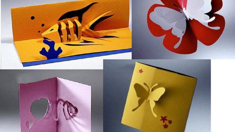 O‘z qo‘llarimiz bilan kirigami — bo‘rtma otkritka yasaymiz (video)