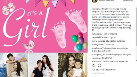 Xonanda Dilso‘z ikkinchi bor ona bo‘ldi