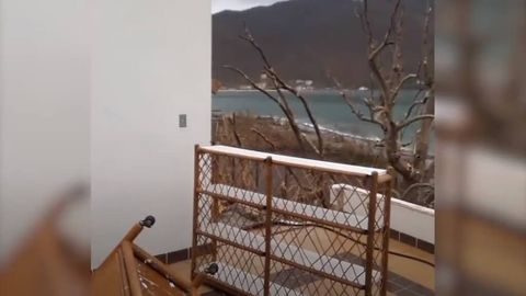Video: “Irma” to‘fonidan 5 kun oldin sotib olingan orzudagi uy vayron bo‘ldi