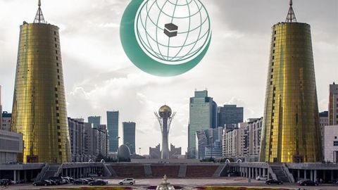 Остонада Шавкат Мирзиёевни Нурсултон Назарбоев кутиб олди