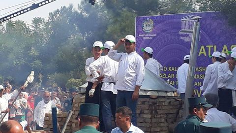 «Атлас байрами» фестивалида 23 ёшли ошпаз 2 тонналик ош тайёрлади