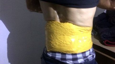 Ўзбекистон фуқароси Қозоғистон чегарасидан наркотик моддани танасига ўраб олган ҳолда олиб ўтмоқчи бўлди