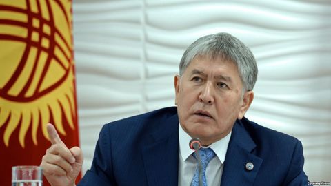 Алмазбек Атамбаев: Қирғизистонда вазиятни беқарорлаштиришга бўлган ҳар қандай уриниш кескин бартараф этилади