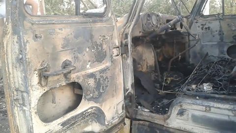 Namanganda gaz jihozlari nosozligi tufayli “GAZ-53” rusumli yuk avtomobili yonib ketdi