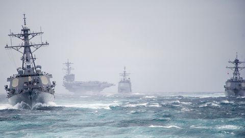 NATOning 8 davlati kemalari Shotlandiya qirg‘oqlarida raketa zarbalariga qarshi mashg‘ulotlar o‘tkazdi