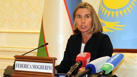 Shavkat Mirziyoyev Yevroittifoq tashqi ishlar va xavfsizlik siyosati bo‘yicha Oliy vakili Federika Mogerini bilan uchrashdi