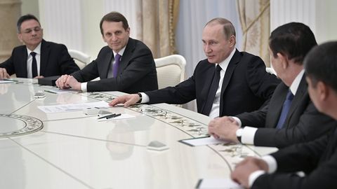 Putin MDHga a’zo davlatlarning maxsus xizmatlari boshliqlari bilan uchrashdi