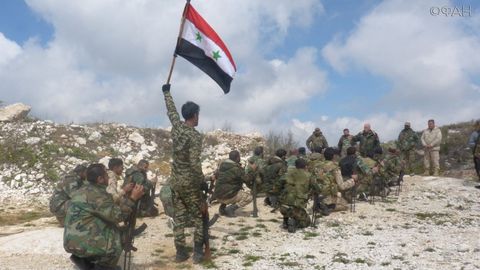 Сурия армияси Идлиб жанубидаги террорчилар позициясига ҳужум қилмоқда