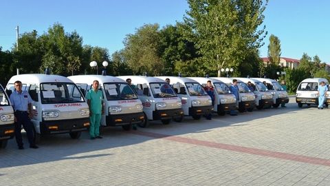 Qoraqalpog‘istonda 130 ta tez yordam mashinasiga GPS trekerlar o‘rnatildi