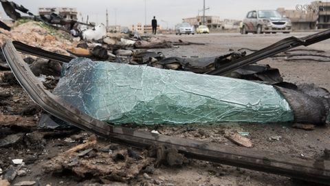 OAV: Suriya shimoli-sharqida sodir bo‘lgan terakt oqibatida besh kishi halok bo‘ldi