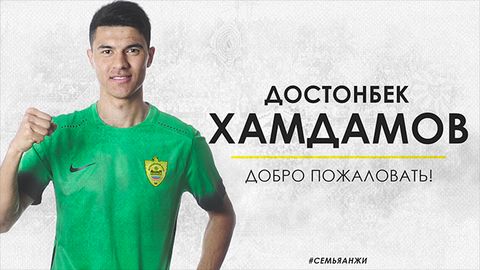Rasman: Dostonbek Hamdamov “Anji” o‘yinchisiga aylandi va klub bilan 1,5 yillik shartnomaga imzo chekdi