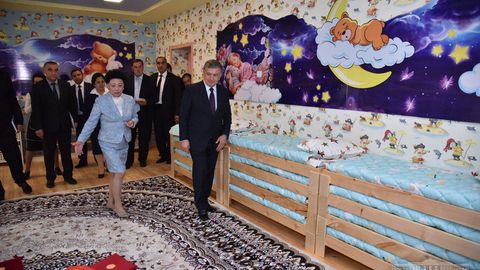 Jizzaxning Manasidagi 40 yillik bog‘cha Janubiy Koreya standarti asosida qayta qurildi (video)