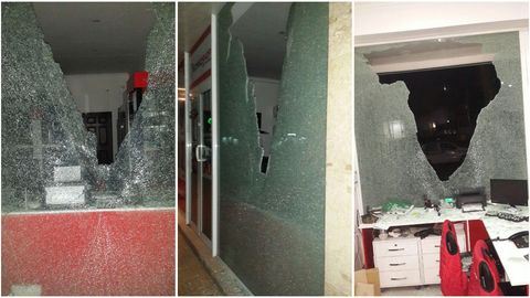 Chirchiqda Technoshop do‘koni oynasini sindirgan bezorilar qo‘lga olindi