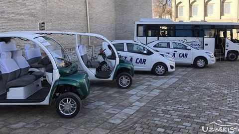 Buxoro shahrida elektromobillar qatnovi yo‘lga qo‘yildi
