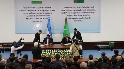 AKT vazirligi va Turkmaniston aloqa vazirligi o‘rtasida bitim imzolandi