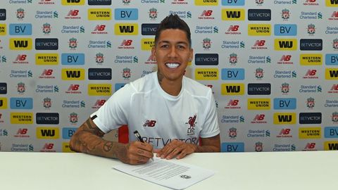 Роберто Фирмино «Ливерпуль» билан шартномасини узайтирди