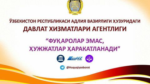 Davlat xizmatlari markazlariga o‘tgan haftada salkam 70 000 ta murojaat kelib tushdi