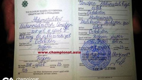 Endi Farg‘onada ham Muhammad Saloh bor. Farg‘onalik ota-ona chaqalog‘iga Muhammadsalloh deb ism qo‘ydi (foto)