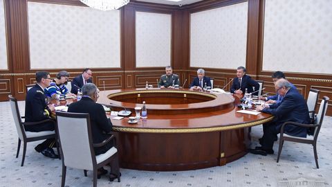 Генерал Жозеф Вотел АҚШ президенти Дональд Трампнинг саломи ва эзгу тилакларини Шавкат Мирзиёевга етказди