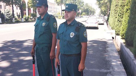 Тошкентда ЙПХ ходимлари формага тақиладиган камераларни синовдан ўтказмоқда