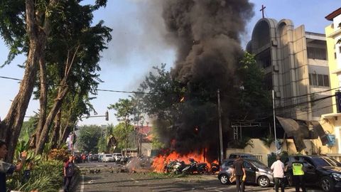 Indoneziyadagi portlashlar tashkilotchilari mamlakatning eng xavfli terrorchilari bilan uchrashgani ma’lum bo‘ldi