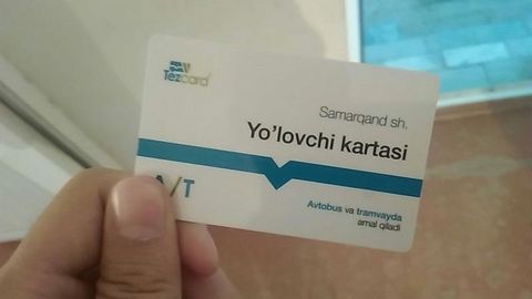 Самарқандда автобусларда тўлов учун пластик карталар жорий этилмоқда