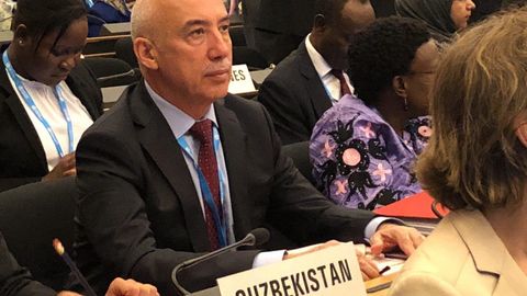 O‘zbekiston sog‘liqni saqlash vaziri Alisher Shodmonov Jahon sog‘liqni saqlash assambleyasi sessiyasida qatnashmoqda