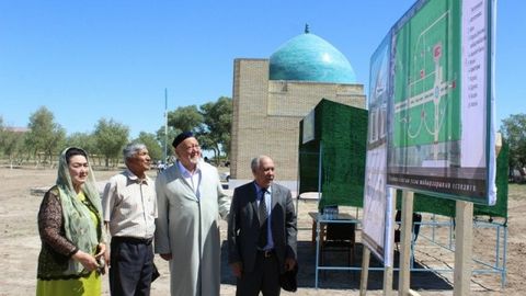 Chimboyda Berdaq va Kunxo‘ja me’morial majmuasi qad rostlamoqda