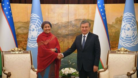 Шавкат Мирзиёев Хитойда БМТ Бош котиби ўринбосарини қабул қилди