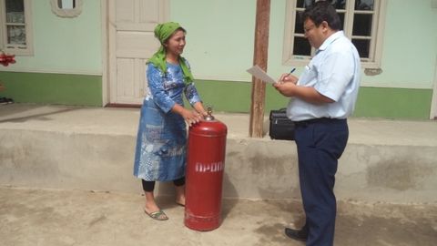 Андижоннинг Балиқчи туманидаги ҳолат: қишлоқда газ баллони — ҳаёт-мамот масаласи