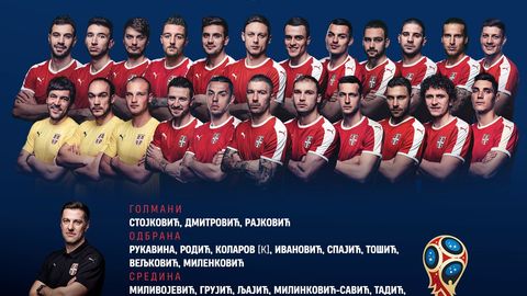 JCh—2018. Serbiya terma jamoasining yakuniy tarkibi e’lon qilindi