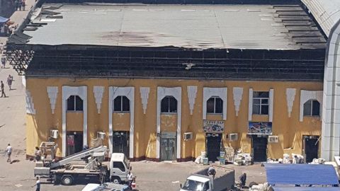 Urganchdagi dehqon bozorida yong‘in sodir bo‘ldi