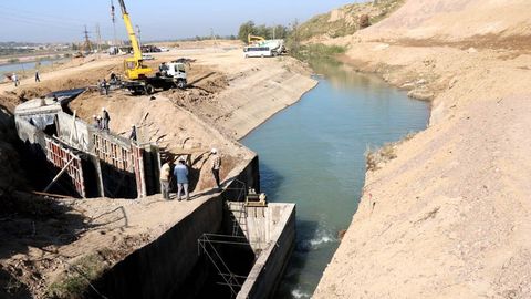 Toshkent viloyatining “Tuyabo‘g‘iz” suv omborida kichik GES qurilmoqda