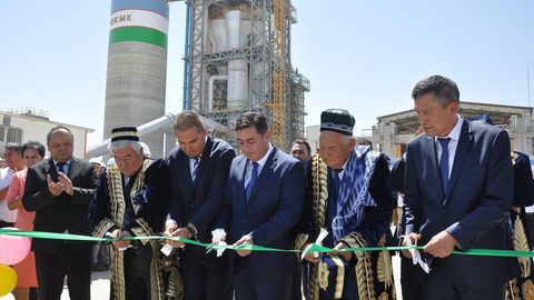 Surxondaryoda yiliga 1,5 mln tonna sement ishlab chiqaradigan yangi zavod ishga tushirildi