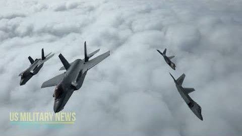F-22 ва F-35 қирувчиларининг «ҳаводаги жанги» видеоси эълон қилинди (видео)
