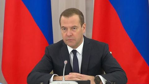 Rossiya bosh vaziri Dmitriy Medvedev sport travmasini oldi