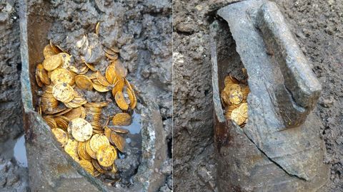 Қадимги Рим хазинаси кутилмаган жойда топилди