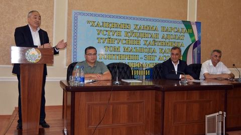 Oliy sud raisi o‘rinbosari Samarqandda sayyor qabul o‘tkazmoqda