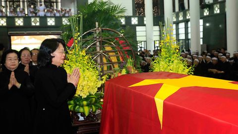 Vyetnamda marhum prezident Chan Day Kuang bilan vidolashuv bo‘lib o‘tmoqda