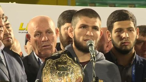 Video: Habib Nurmagomedov “Anji Arena”da qanday kutib olindi?