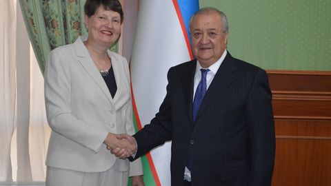 Abdulaziz Komilov Finlandiya elchisini qabul qildi