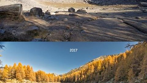 Italiyada mashhur Moviy ko‘l g‘oyib bo‘ldi