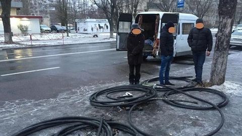 Kiyevda hukumat aloqa tarmog‘ining kabeli o‘g‘irlab ketildi