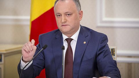Moldova prezidenti Igor Dodon beshincha marta lavozimidan vaqtinchalik chetlatildi