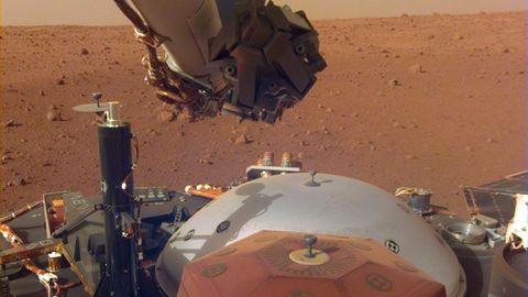 “Insayt” uskunasi Mars sayyorasidagi shamol tebranishlarini yozib oldi