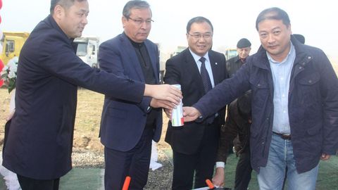 Andijonda O‘zbekiston-Xitoy sement zavodi qurilishiga start berildi